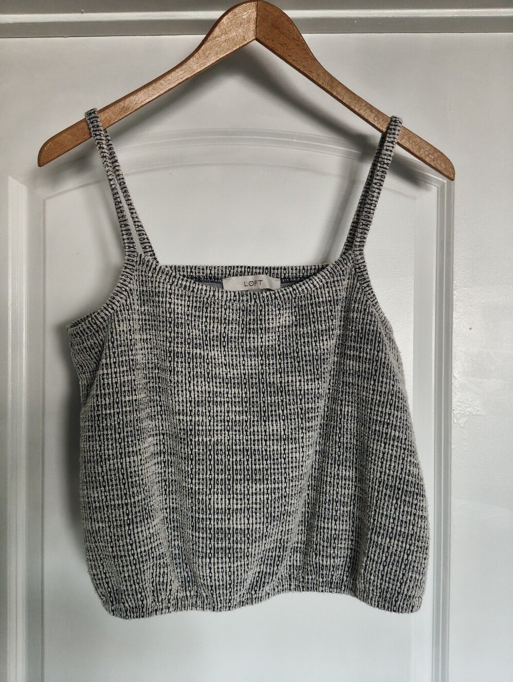 LOFT Ikat Boucle Bubble Hem Cami
